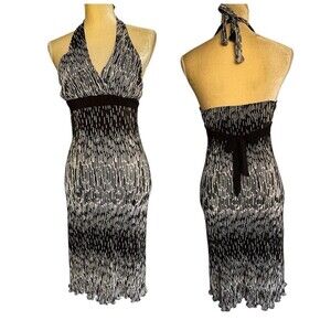 Niche USA Black Dress Womens Small Stretch According Style Y2K
